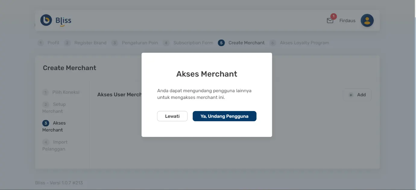 membuat merchant dengan Accurate